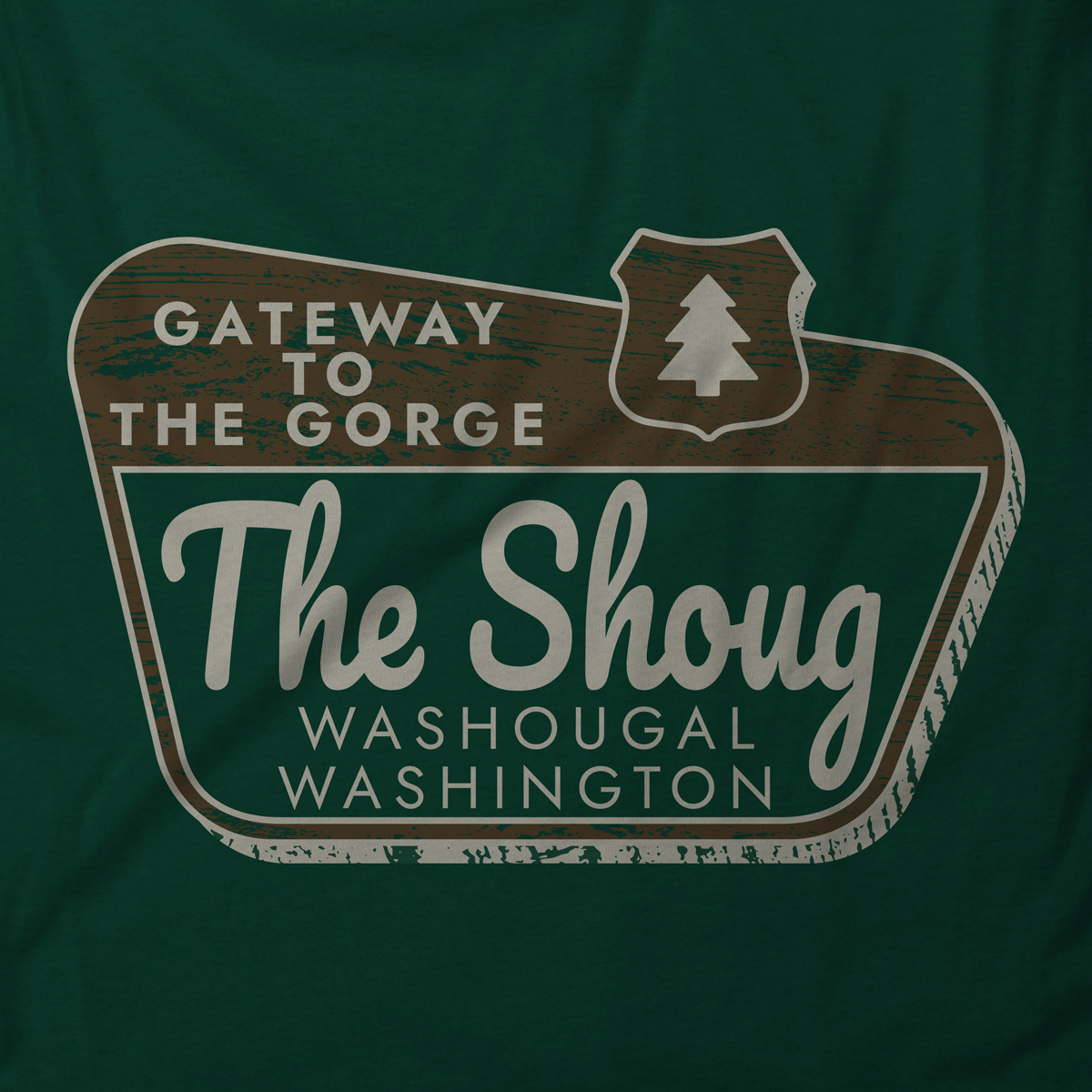 The Shoug Forest Service Sign T-Shirt