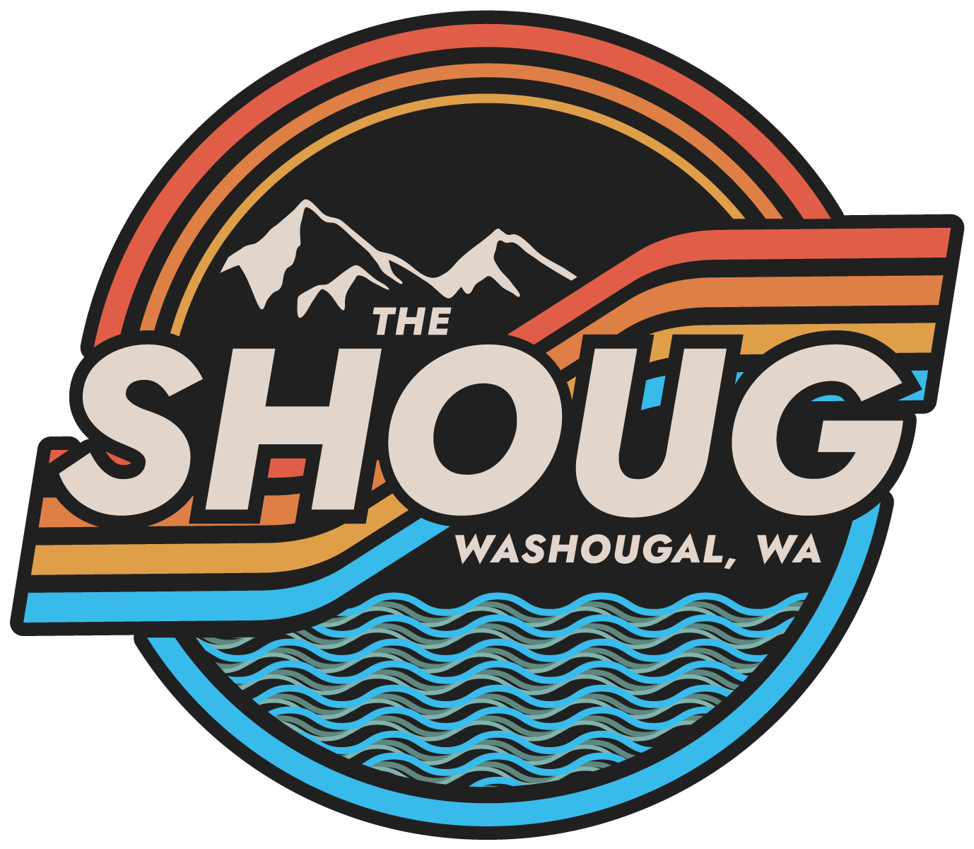 Shoug Stripes Washougal Decal