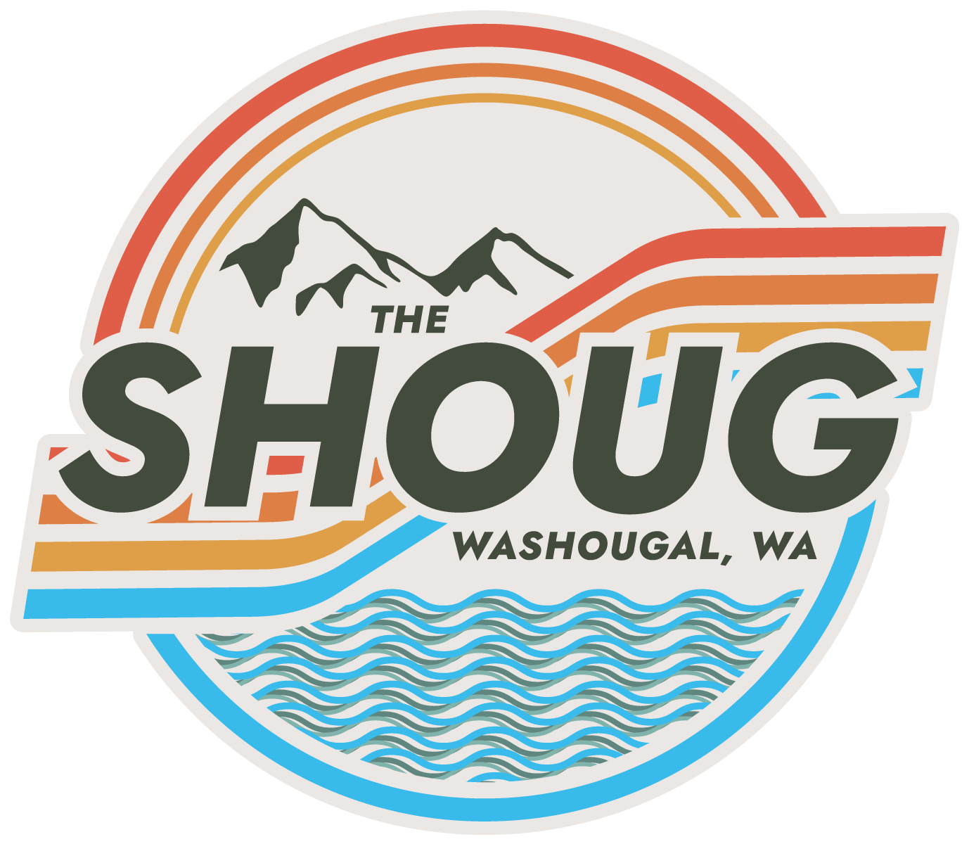 Shoug Stripes Washougal Decal