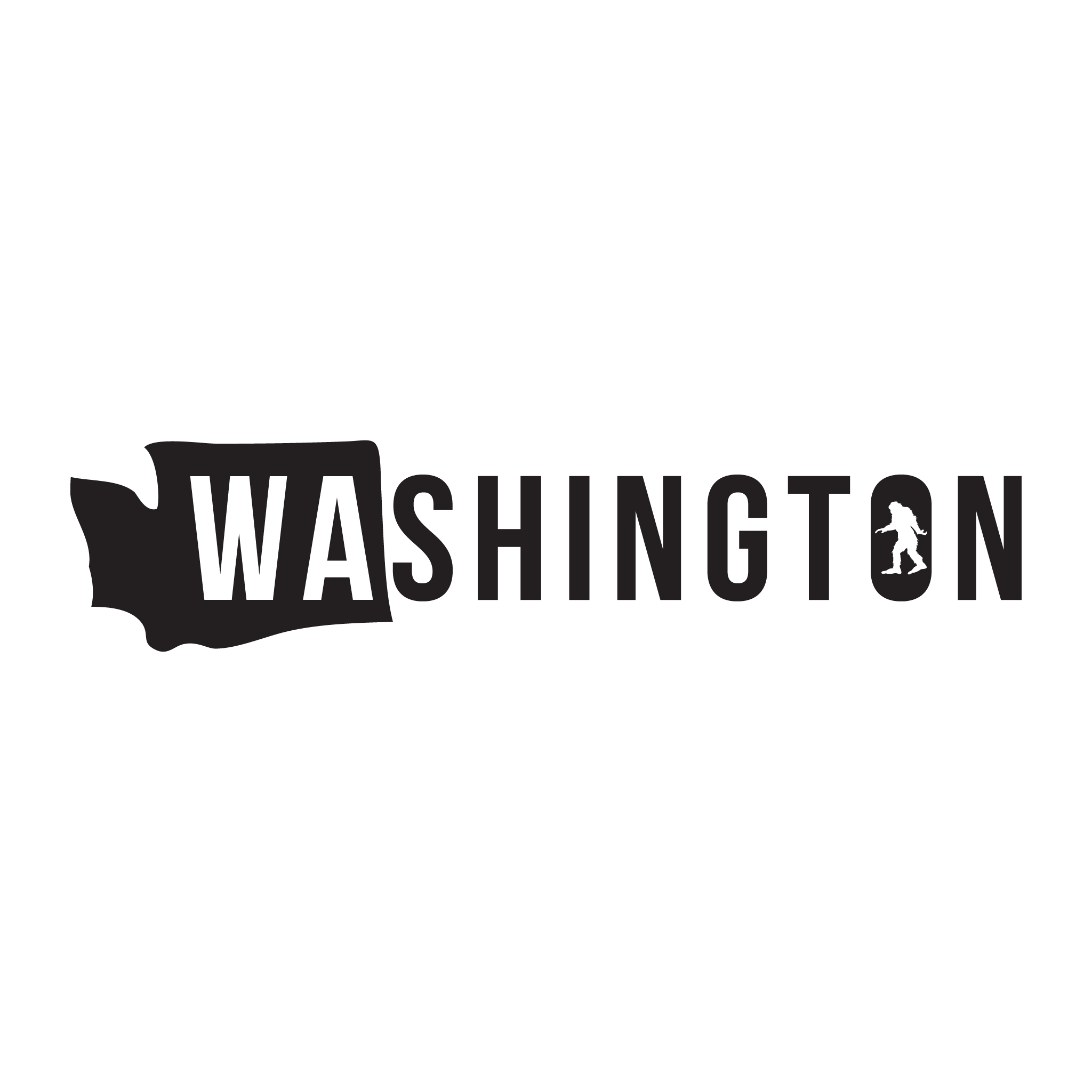 Washington Bigfoot Decal